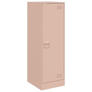 vidaXL Buffet rose 34,5x39x107 cm acier