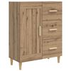 vidaXL Buffet Ch&ecirc;ne artisanal 69,5 x 34 x 90 cm Bois d'ing&eacute;nierie