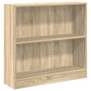 vidaXL Biblioth&egrave;que ch&ecirc;ne sonoma 80x24x75 cm bois d'ing&eacute;nierie