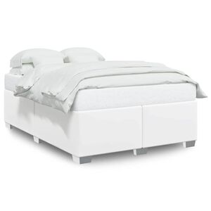 vidaXL Cadre de lit sans matelas blanc 137 x 190 cm similicuir