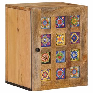 vidaXL Cabinet de Salle de Bain Suspendu Naturel 38 x 33 x 48 cm