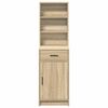 vidaXL Haut Armoire Ch&ecirc;ne Sonoma 40 x 40,5 x 135 cm Bois d'ing&eacute;nierie