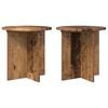 vidaXL Support de Plante 2 pi&egrave;ces Bois ancien 40 x 40 x 40 cm