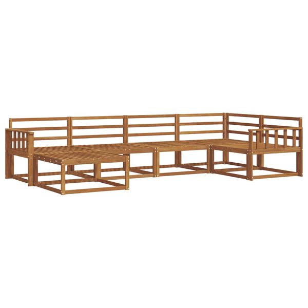 vidaXL Ensemble de canap&eacute;s d'ext&eacute;rieur 6 pcs Naturel