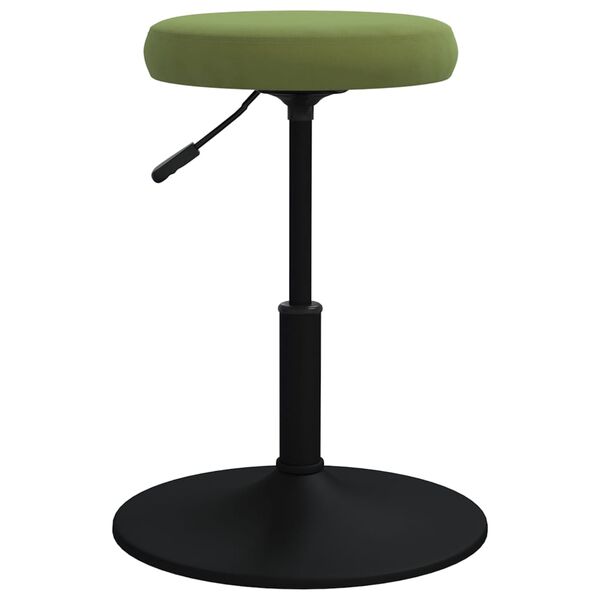 vidaXL Tabouret de massage Velours Vert clair