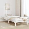 vidaXL Cadre de lit Blanc 80 x 200 cm Pin massif