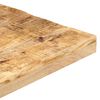vidaXL Table de bistro Carrée 60x60x75 cm Bois de manguier brut