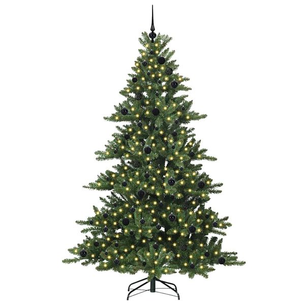 vidaXL Sapin de No&euml;l Artificiel &agrave; Branches Articul&eacute;es Vert 210 cm