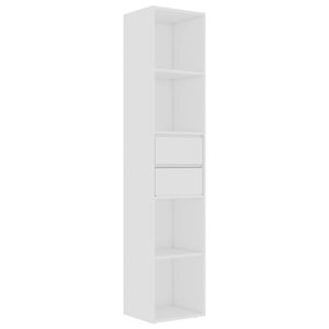 vidaXL Biblioth&egrave;que Blanc 36x30x171 cm Bois d'ing&eacute;nierie