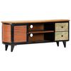 vidaXL Meuble TV 120x30x45 cm Bois de r&eacute;cup&eacute;ration massif