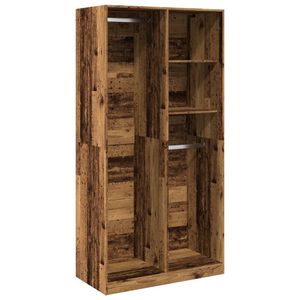 vidaXL Garde-robe vieux bois 100x50x200 cm bois d'ing&eacute;nierie