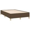 vidaXL Sommier &agrave; lattes de lit matelas et LED marron fonc&eacute; 120x190 cm