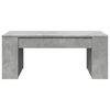 vidaXL Table basse gris b&eacute;ton 102x55x42 cm bois d'ing&eacute;nierie