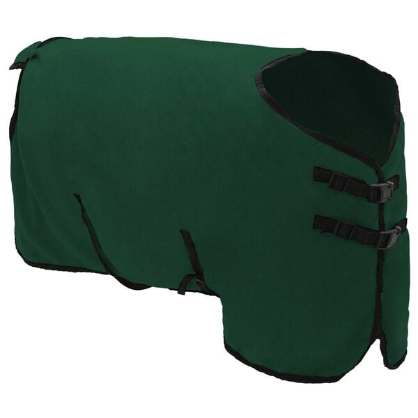 vidaXL Couverture &Eacute;quine Vert fonc&eacute; complet Polyester