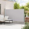 vidaXL Auvent lat&eacute;ral r&eacute;tractable de patio 180x300 cm Gris