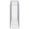vidaXL Panier de gabions arqué 200x50x120/140 cm Fer galvanisé