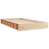vidaXL Cadre de lit sans matelas 90x200 cm bois massif