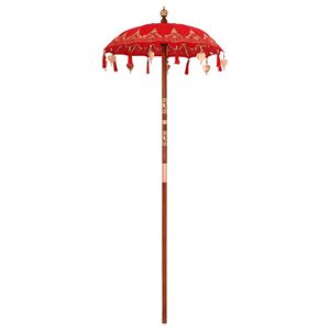 vidaXL Parasol balinais 125 x 125 x 260 cm