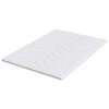 vidaXL Surmatelas Blanc 140 x 200 cm Tissu en Tricot