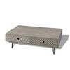 vidaXL Table basse 100x60x35 cm gris