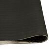 vidaXL Tapis de cuisine lavable imprimé café gris 60x300 cm velours