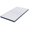 vidaXL Surmatelas Blanc 120 x 200 cm Tissu Jacquard