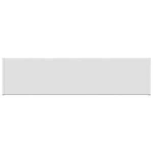 vidaXL Appui de fen&ecirc;tre Blanc 60 x 25 x 4,5 cm PVC