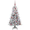 vidaXL Sapin de No&euml;l Artificiel &agrave; Branches Articul&eacute;es Blanc 120 cm