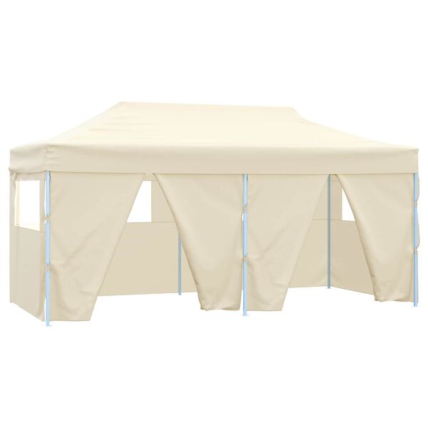 vidaXL Tente de f&ecirc;te Cr&egrave;me 291 x 580 x 315 cm Tissu Oxford
