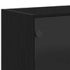 vidaXL Buffet Chêne noir 102 x 37 x 75,5 cm Bois d'ingénierie