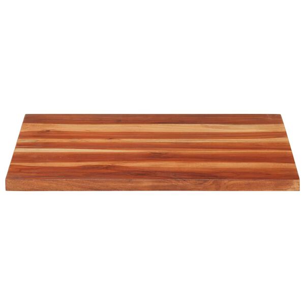 vidaXL Dessus de table bois massif d'acacia 25-27 mm 60x60 cm
