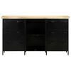 vidaXL Buffet 140x38x76 cm Bois de manguier brut