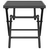 vidaXL Table de jardin pliable anthracite 38x38x38 cm Treillis d'acier