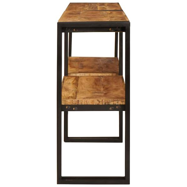 vidaXL Table console Marron 160 x 33 x 75 cm Bois de mangue massif