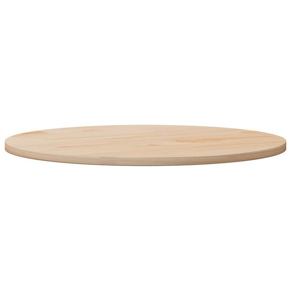 vidaXL Dessus de table rond Ø90x3 cm bois de pin massif