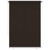 vidaXL Store roulant d'ext&eacute;rieur 165 (l) x 230 (H) cm marron HDPE