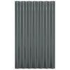 vidaXL Panneaux de toit 36 pcs Acier galvanis&eacute; Anthracite 60x36 cm