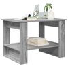 vidaXL Table basse Gris Sonoma 72 x 50 x 50 cm Bois d'ing&eacute;nierie