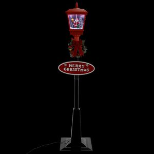 vidaXL Lampadaire de No&euml;l avec P&egrave;re No&euml;l 180 cm LED