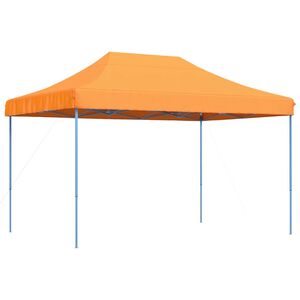 vidaXL Tente de r&eacute;ception pliable escamotable orange 410x279x315 cm