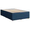 vidaXL Sommier &agrave; lattes de lit avec matelas Bleu 120x200 cm Tissu
