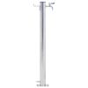 vidaXL Colonne &agrave; eau de jardin 60 cm acier inoxydable rond