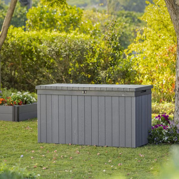 Keter Bo&icirc;te de rangement pour l'ext&eacute;rieur Darwin 570 L gris