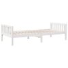 vidaXL Lit pour enfants sans matelas blanc 80x200cm bois de pin massif