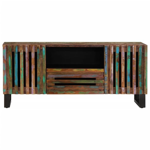 vidaXL Meuble TV 100x34x46 cm bois d'acacia massif