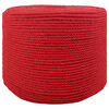 vidaXL Corde en coton 8 mm 25 m Rouge 100% Coton
