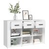 vidaXL Buffet Blanc 100x30x59,5 cm Bois d'ingénierie
