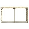 vidaXL Abri de bois de chauffage 300 x 44 x 176 cm Pin&egrave;de impr&eacute;gn&eacute;e
