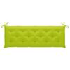 vidaXL Banc de jardin 3 places avec coussin 150 cm Bois d'eucalyptus