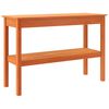 vidaXL Table console Brun cir&eacute; 110 x 40 x 75 cm Pin massif